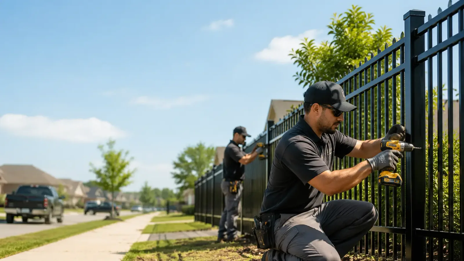 Metal Fence Installation in Oldhams, VA